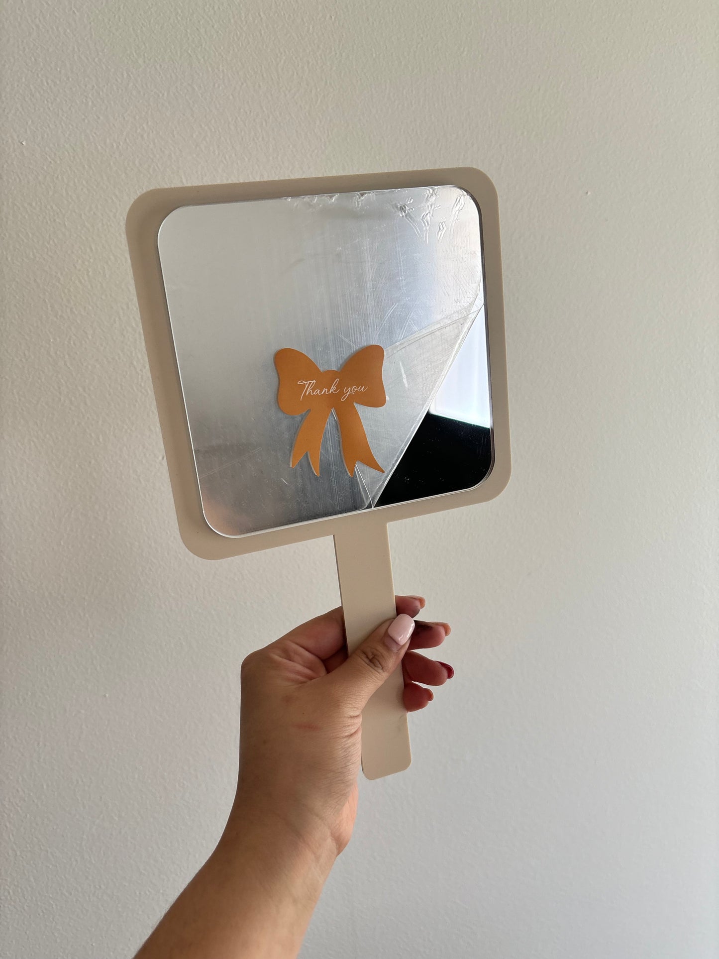 Custom Square Hand Mirror