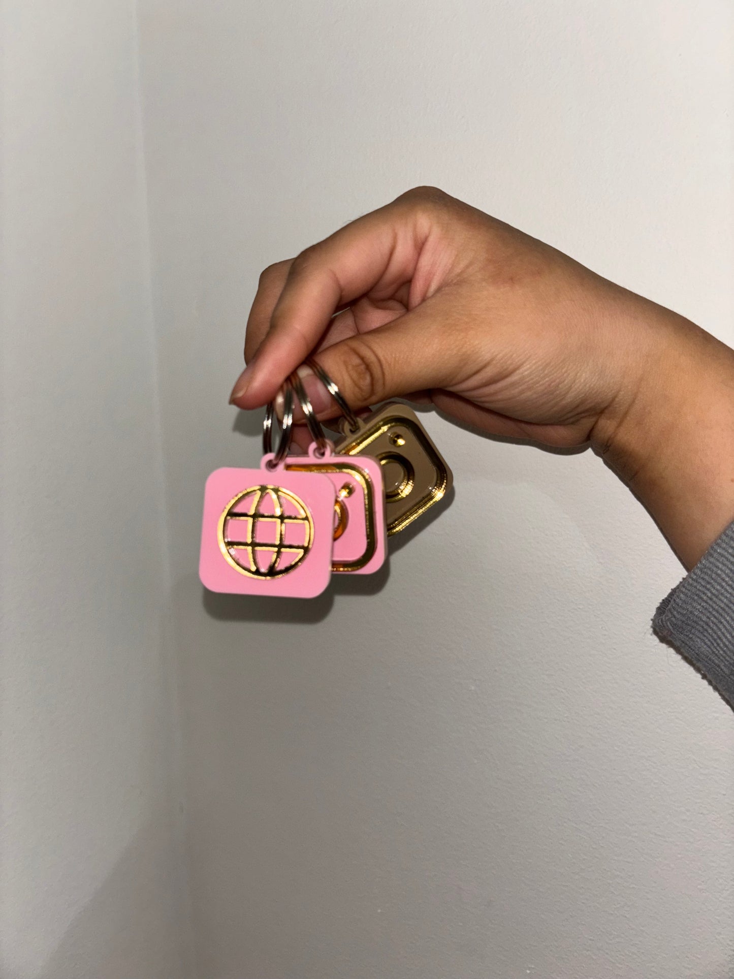 Social Media or Payment Keychain